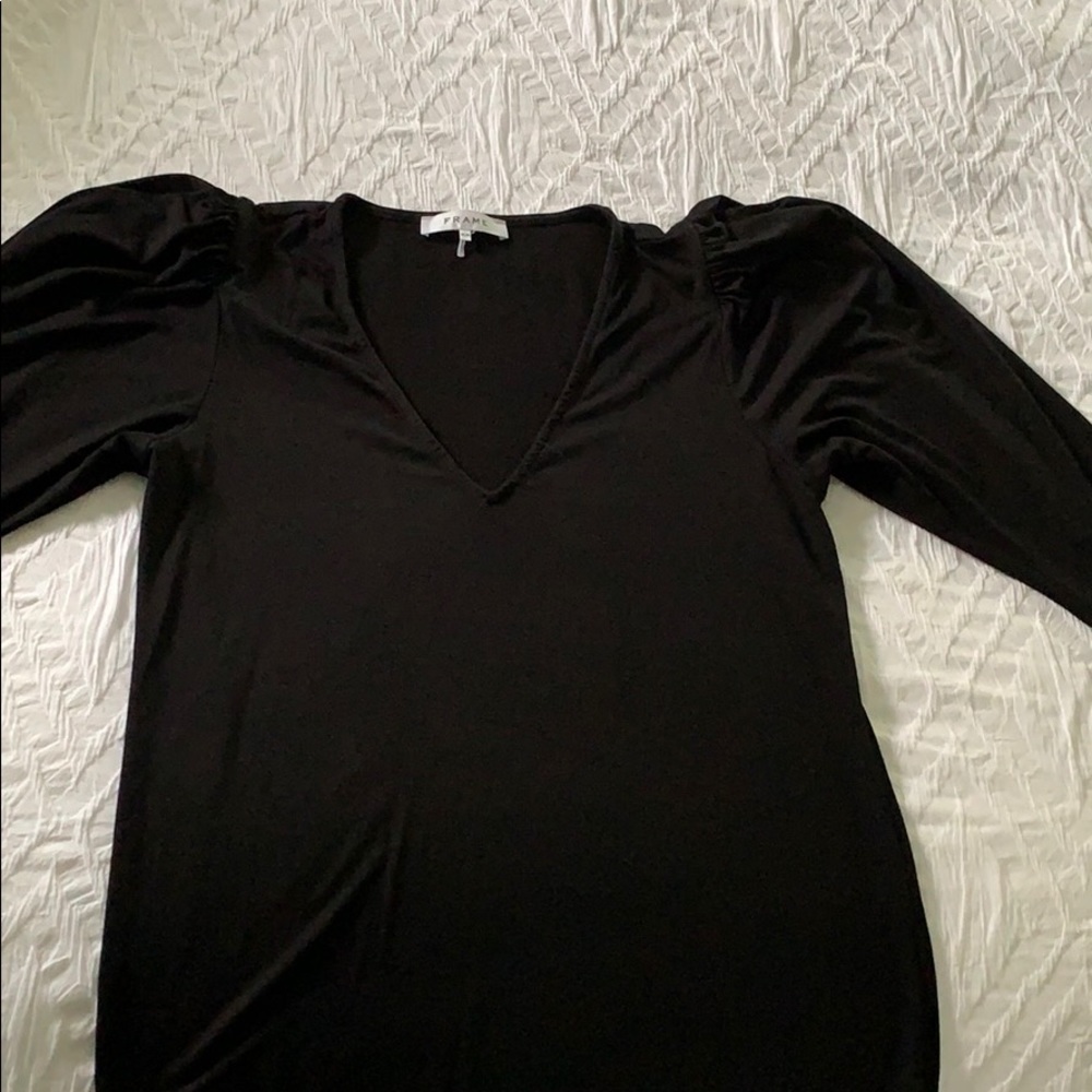 FRAME long sleeve black shirt